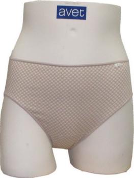 Slip coton imprim rond rose