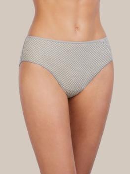 Slip coton imprim rond jaune