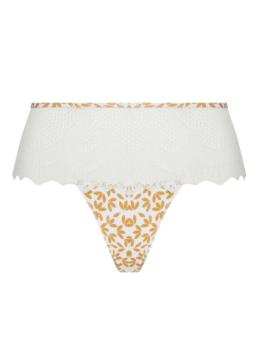 Shorty maille imprimée et dentelle Collection Crochet Bohème