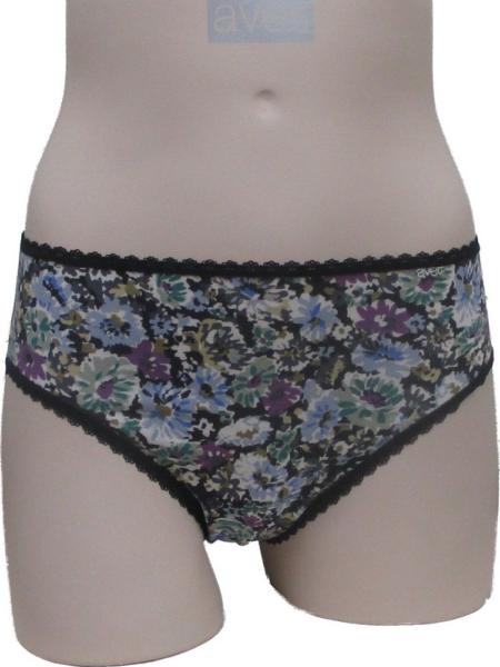 Slip coton imprimé fleurs