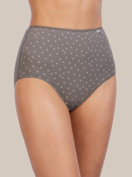 Culotte haute coton imprimé fleurs : Lot de 2