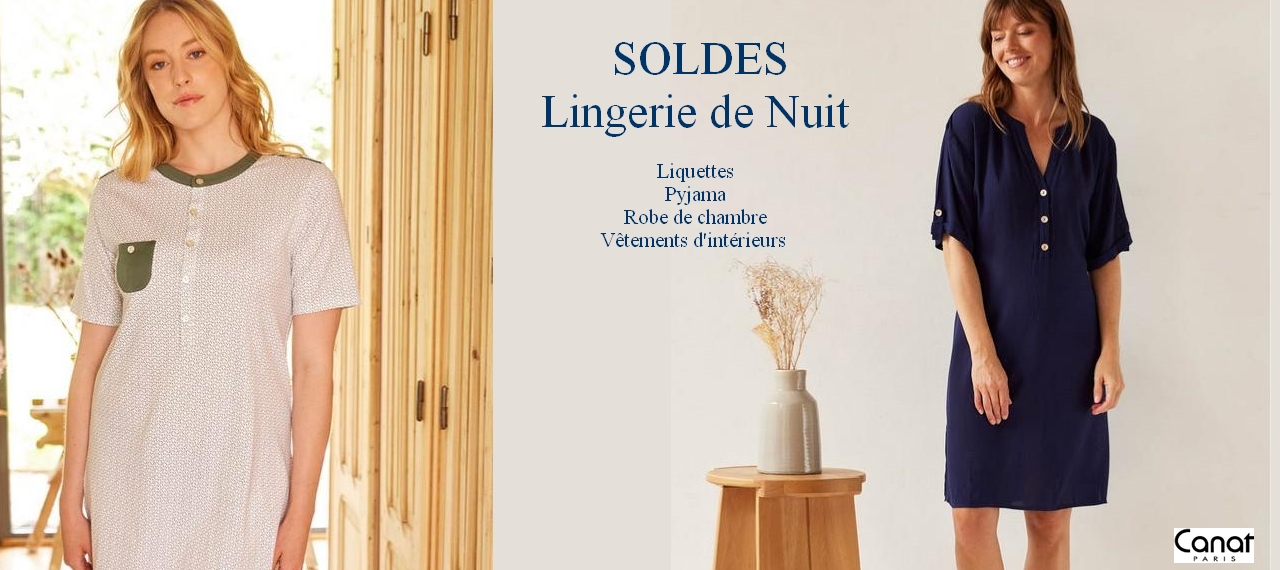 lingerie de nuit en soldes